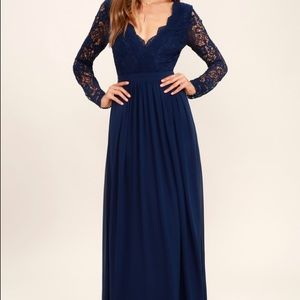 Lulus Awaken My Love Dress Blue